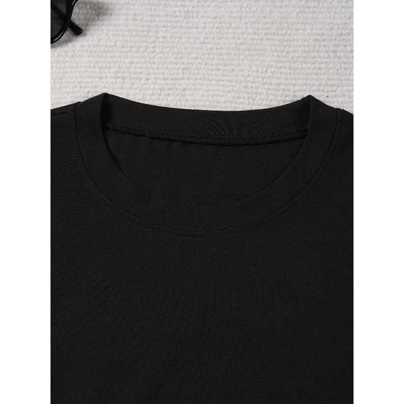 European Size [Stylish Printed T-Shirt] Breathable, Lightweight Ladies' NEW YORK BROOKLYN THE EMPIRE CITY Printed T-Shirt