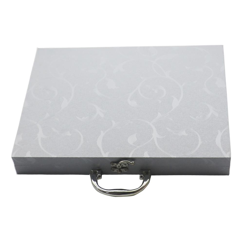 Dinnerware Set High Quality 3 Color Empty Wooden Box Tableware Gift Box Red Box Can Hold 24Pieces of Silverware