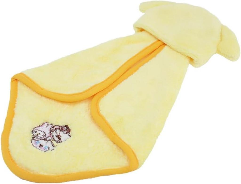 Marushin Microfiber Hanging Pom Pom Purin Pom Pom School Entry Perfect for and Elementary Suitable for Product 3065013200 Towel, Mascot, Purin,