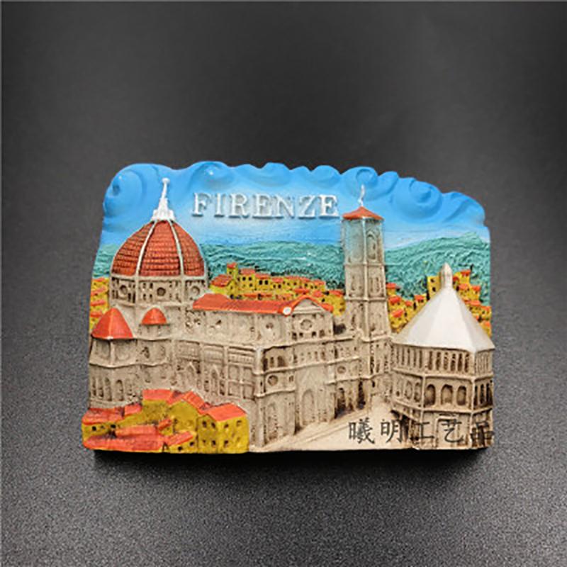 World Country Creative Fridge Magnet Souvenir Resin 3D Stickers Turkey Thailand Italy Netherland Belgium Refrigerator Magnets