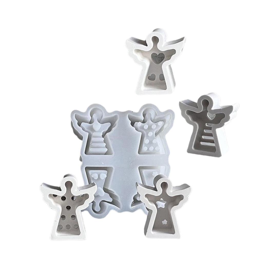 Silicone Mold Crafting Molds Angel Figurines Moulds Lamp Candle Silicone Molds Suitable for Home Decors and Gift Making