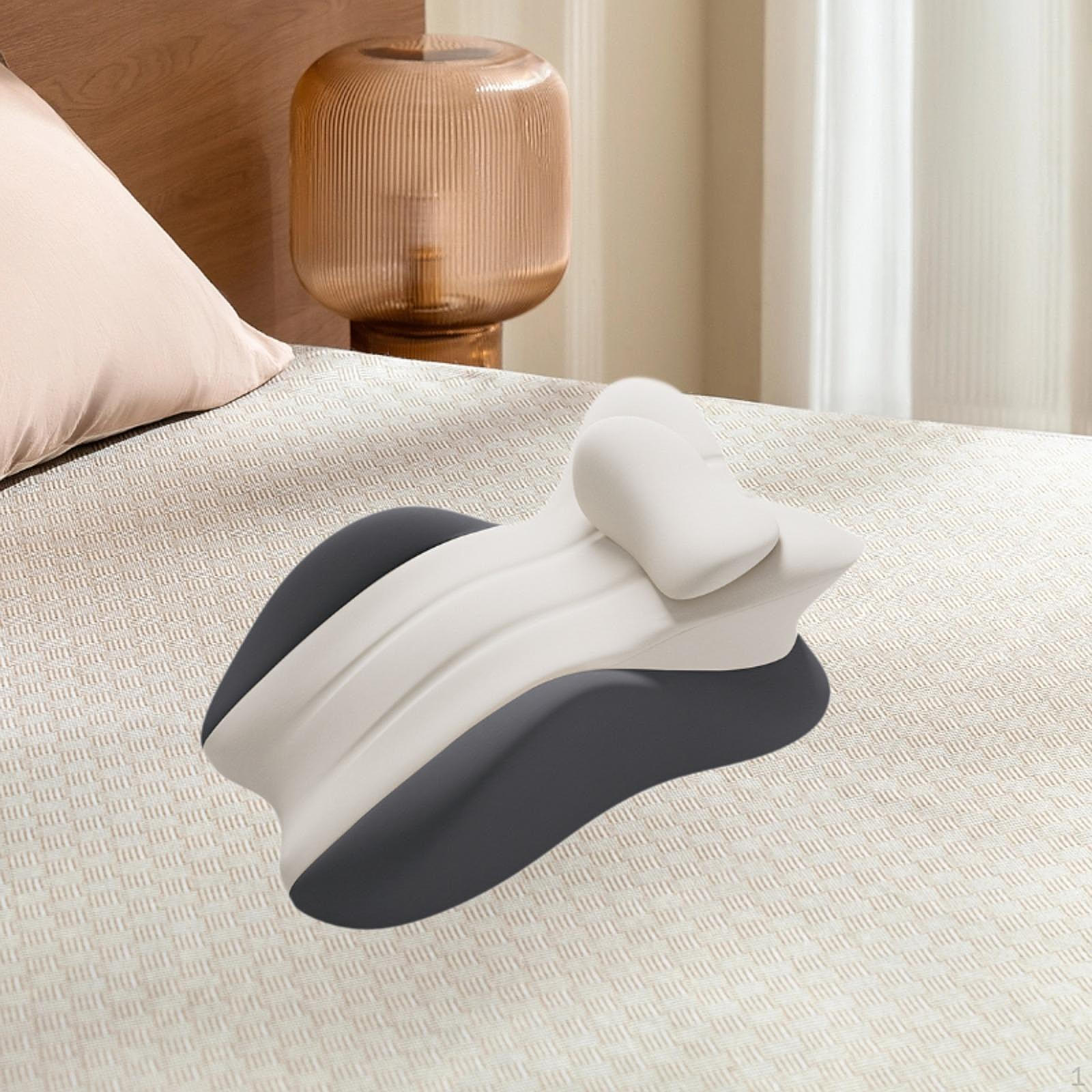 

Удобная подушка под колено для чтения и путешествий в помещении Double Gray