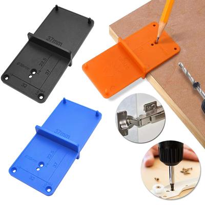 35/40mm Hinge Hole Drilling Guides Cabinet Doors Hinge Install Hole Opener Locator Guide Tools for Woodworking Hand Tools