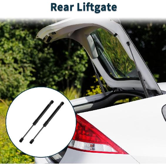 Lift Supports Struts Gas Spring No.04589645AA for Dodge Challenger 2008-2016 Black 2PCS Rear Hatch