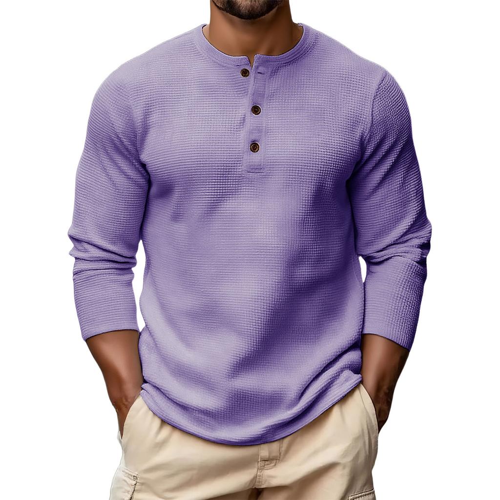 Men's Hoodie Loose Long Sleeves Round Neck