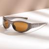 Lightweight Comfortable Durable High Quality Retro High End Designer Style Edgy Punk Oval Shaped Female Male Sun Glasses