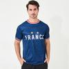High Quality New Design European Team France Soccer Jersey Custom Quick Drying Football Uniform