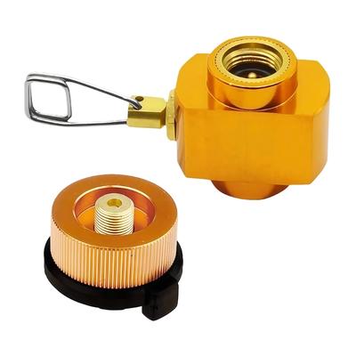 Outdoor Camping Gas Stove Refills Adapter Gas Refills Filling Adapter Burners Conversion Head Camping Accessories