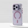 Unsichtbarer Linsenständer Transparente Magnetische Bumper Hülle Für iPhone 17 Air 16 15 14 13 12 Pro Max Für Magsafe Klare Anti-Fall Abdeckung