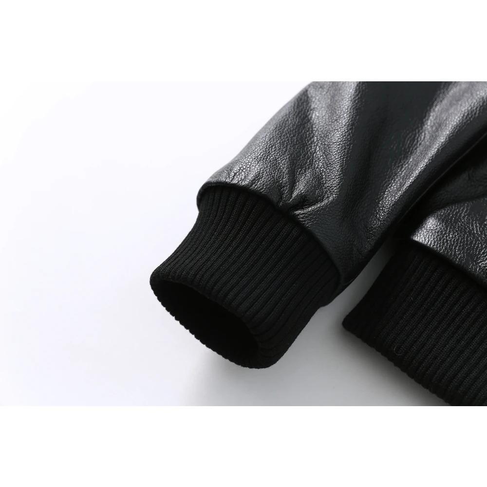 Chinese Size Genuine Leather Jacket Men Real Leather Jacket 100% Cowhide Slim Fit  Male Coat Skin Clothing Spring Autumn