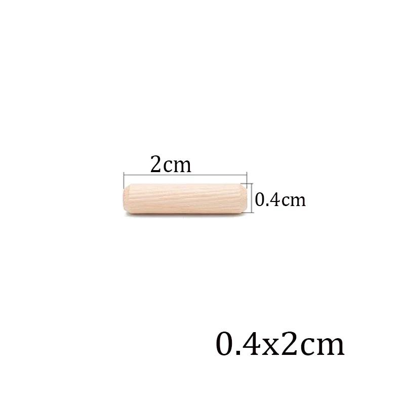 100/50 stücke Holzbearbeitung Dübel Handwerk Dübel Pins Stangen Set Möbel Beschlag Dübel Pin Holz Schrank Schublade Runde Geriffelte Holz