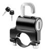Mini Portable Helmet Lock Anti Theft Safety Lock All Metal with 2 Keys for 22 24mm Handlebar Bike Motorcycle Electric