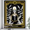 Tarot Psychedelic Scene Art Tapestry Occult Witchcraft Divination Wall Hanging Hippie Boho Decor Bedroom Home Decor