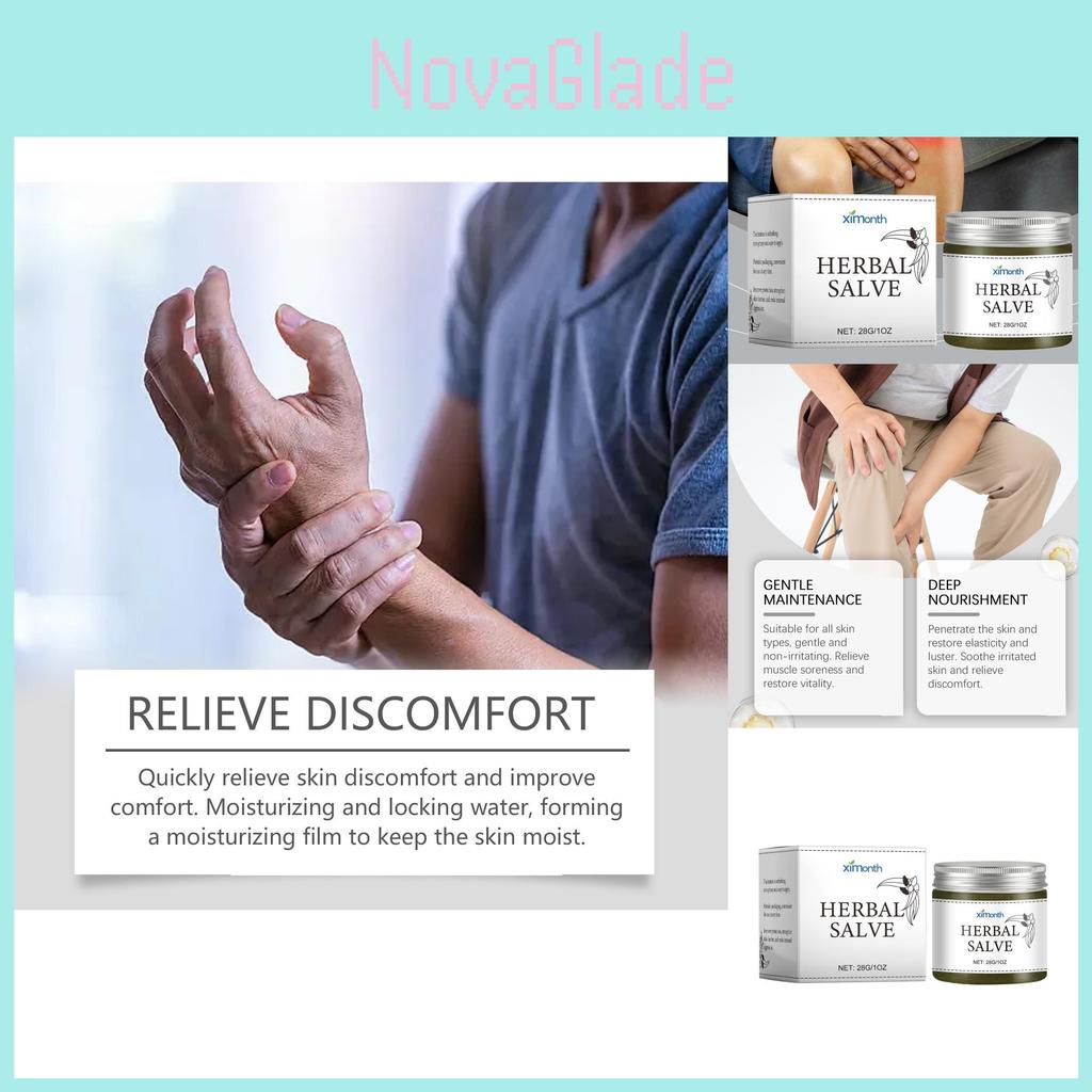 Ximonth Organic Herbal Balm For Joint Relief And Body Care With Soothing Properties