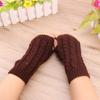 Solid Color Knitting Gloves Thicken Fingerless Glove Comfortable Women Gloves  Women