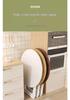 Portable Round Folding Table for Home, Dining, Outdoor, or Rental Rooms - Compact and Versatile.