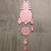 Pineapple Aluminum Mobile, Assorted Colours