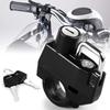 Motorcycle Helmet Lock - Anti-Theft Security with 2 Keys, Compact & Weather Resistant for Motorbike, Scooter, E-Bike Protection