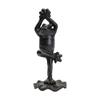 Cast Iron Meditations Animal Figurine Decors, Antique Tabletop Accent for Shelf Styling, Desk Corner, and Calm Home Displays