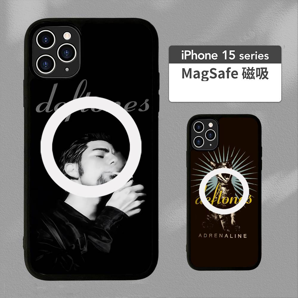 Hop Singer Band D-deftoneS Handyhülle Magnetische Hülle Für IPhone 16 14 13 12 11 15 Pro Max Für Magsafe Kabelloses Lade Cover