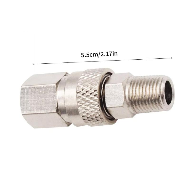 High Pressure 8mm Quick Connect Release Disconnect Coupler Fitting Male Female 1/8inch NPT Thread Fitting Accessories
