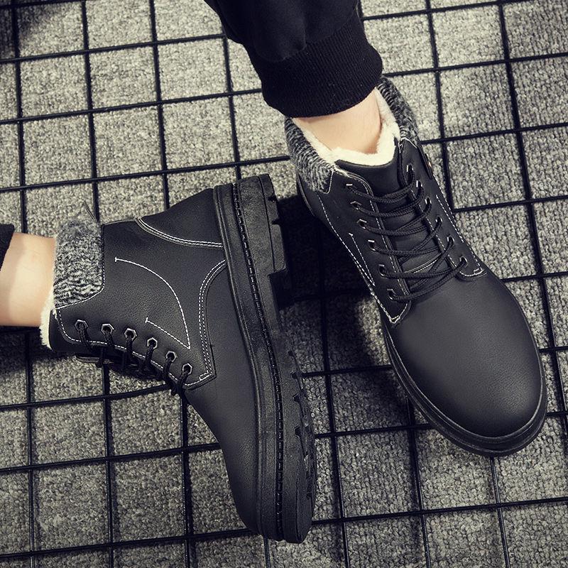 Large Size Boots Shoes Outdoor Snow Boots Non-slip Wear Resistant Boots Men's Combat Boots
