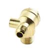 3 Port Check Valve Zinc Alloy Male Thread Connector Tool For Air Compressor