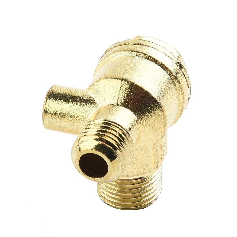 3 Port Check Valve Zinc Alloy Male Thread Connector Tool For Air Compressor