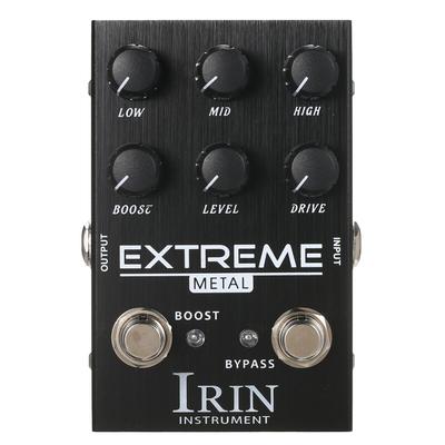 Extreme Distortion Guitar Effect Portable Guitar Effects Pedal with Frequency and Drive Controls for Electric Guitar Pedal, Low/Mid/High Boost, Level,
