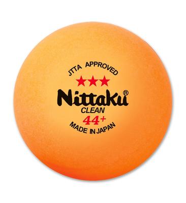 Nittaku Table Tennis Large 1 Large Official NB1641 Balls, 3-Star Clean, Dozen, Balls, Balls, Antibacterial, 44mm,