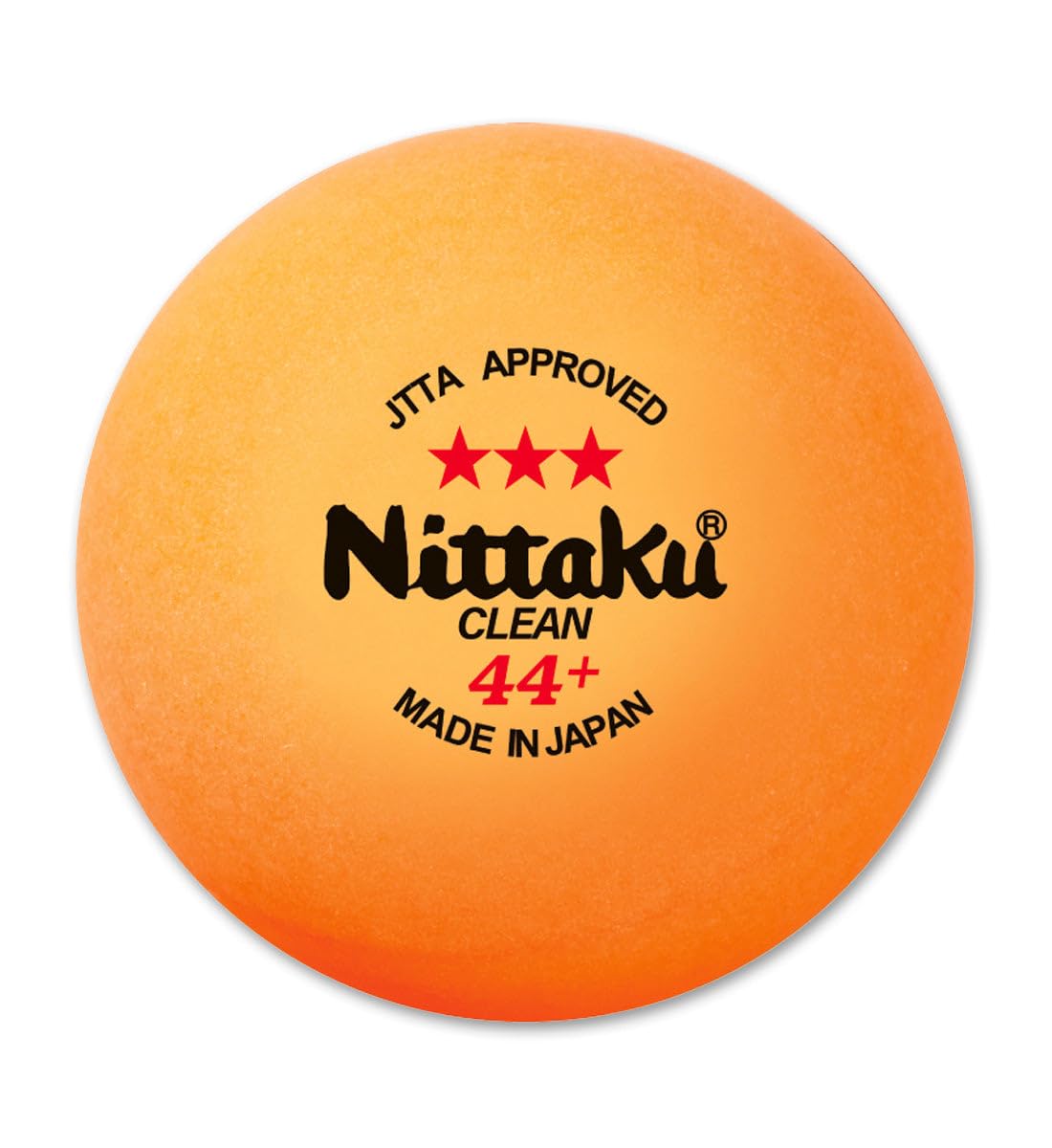 Nittaku Table Tennis Large 1 Large Official NB1641 Balls, 3-Star Clean, Dozen, Balls, Balls, Antibacterial, 44mm,