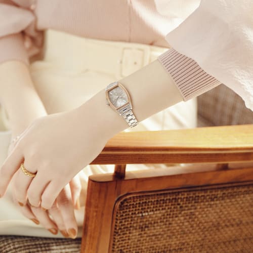 Seiko Watch Lucia Grow SSQW072 Women's Silver Watch