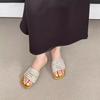 Fashion Slippers Women's Summer 2025 New Flat Sandals Women's Casual Beach Slippers Fashion Women's Shoes Zapatos De Mujer