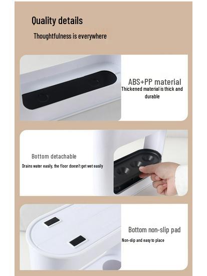 Držák na deštníky do dveří a odkapávací stojan na kapky deště