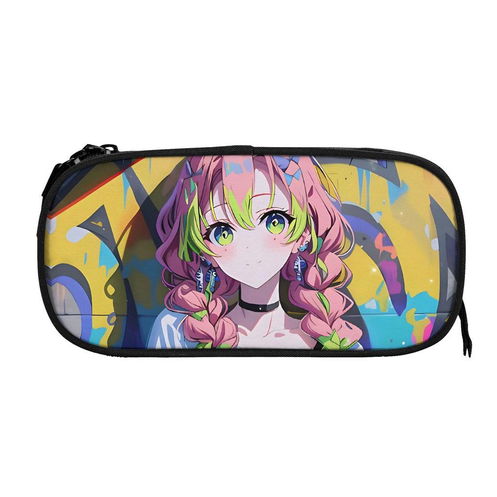 Custom Demon Slayer Large Capacity Bags for Child shounen manga School Pencil Bag for Boys Gilrs Kids