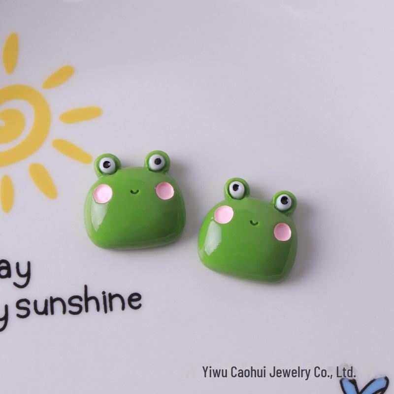 

Блискуча мультяшна шпилька для волосся з тваринами - Дизайн слона та жаби