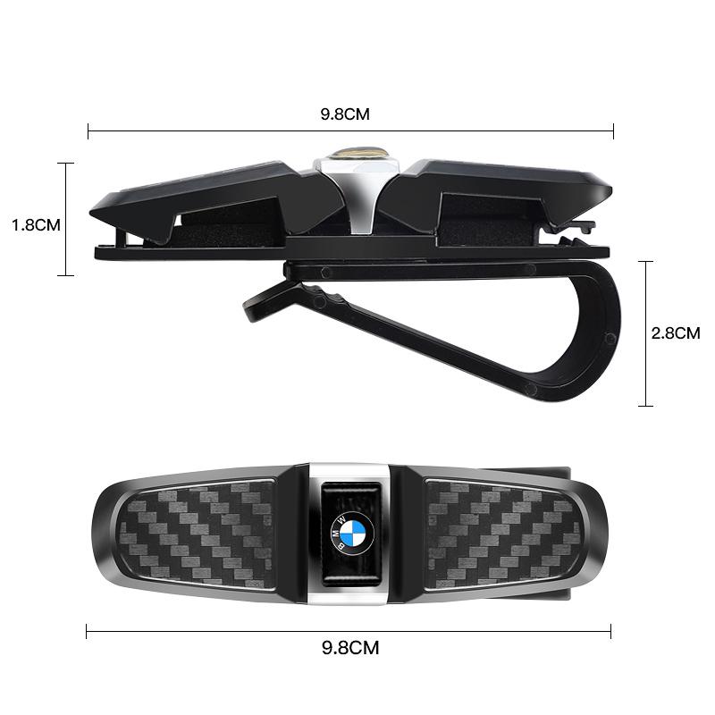 LLIT4 BMW Car Sun Visor Glasses Clip Ticket Card Storage Clamp For E60 E70 E39 Performance E90 X7 E92 E91 F20 E46 F30 F40 F10 E36 E87