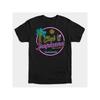 Wham Offizielles 80er Jahre Retro Band T-Shirt für Herren - Vintage 80er Jahre Neon Glow Logo & Tropicana Grafik-T-Shirt, Weiches Atmungsaktives Kurzarmhemd, Offiziell