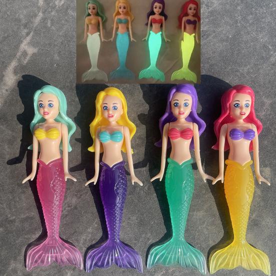 Mermaid Dive Toys Set for Kids Water Activated Diving Pool Toys Water Play Toys Gift for Divers And Water Lovers
