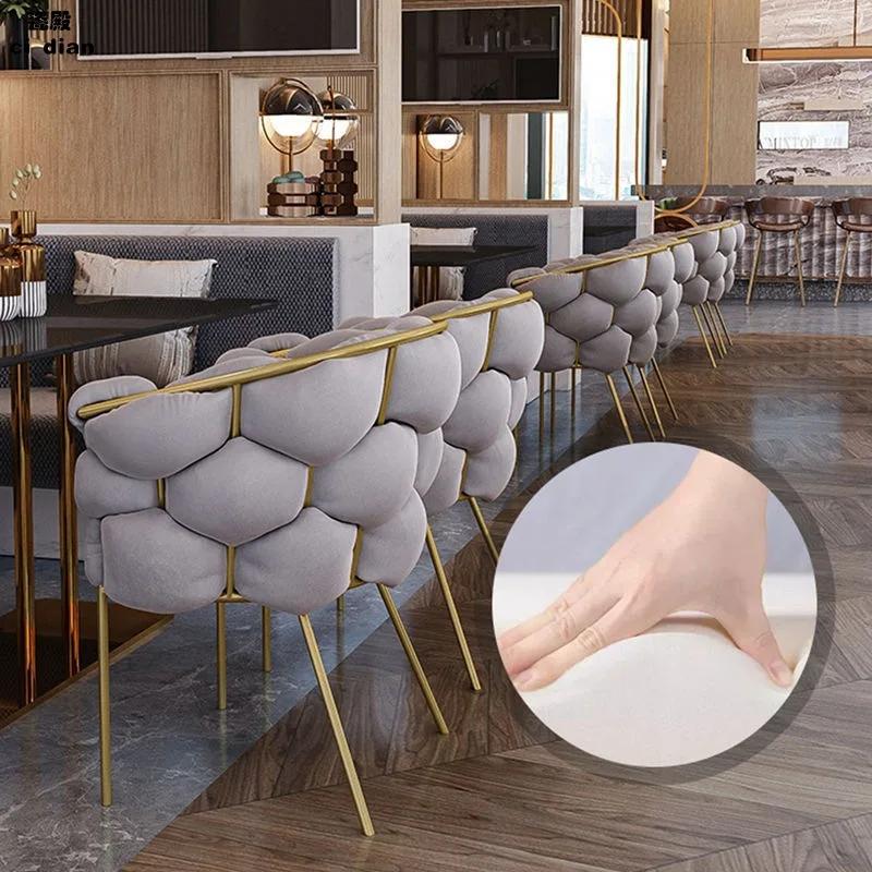 Nordic Dining Chair Accent Office Salon White Lounge Modern Chair Bedroom Kitchen Occasional Sillas Furniture
