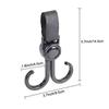 360 Degree Rotating Heavy Duty Handlebar Hanging Clamp On Hanging Hook Stroller Hook  Electric Bike