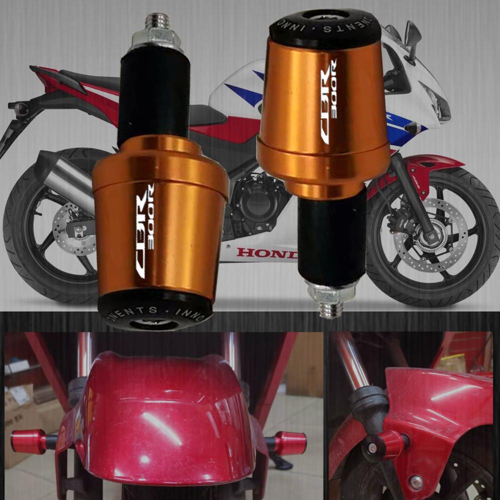 

Универсальный мотоцикл Motocicleta, передняя вилка, ползунки, винт, защита от столкновений, винт для крыла для Honda CBR300R CBR золотой