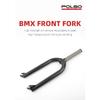 20"BMX Bike Front Fork CR-MO 28.6*163mm Performance Bicycle Black Chrome Front Forks