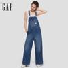 GAP Women's Classic Wide-Leg Denim Overalls