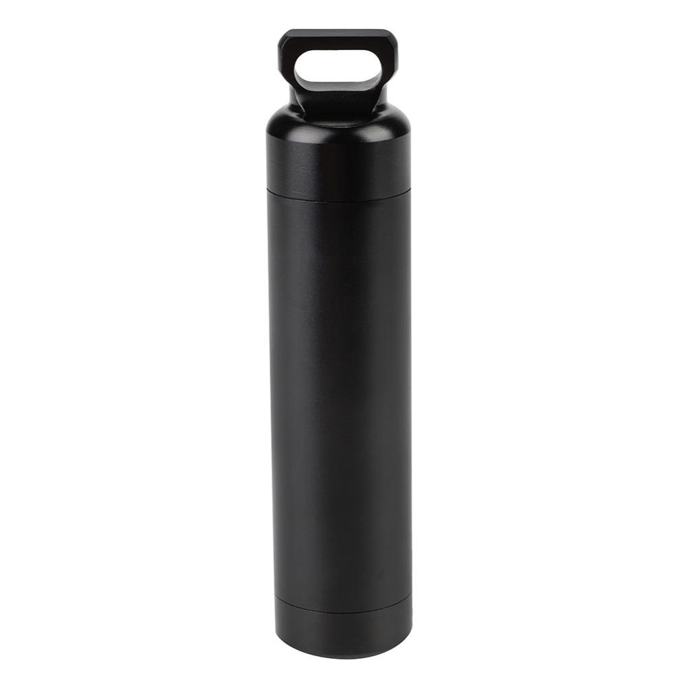 Aluminum Alloy Medicine Container Waterproof Pill Box Durable Pill Bottle  Climbing Expeditions