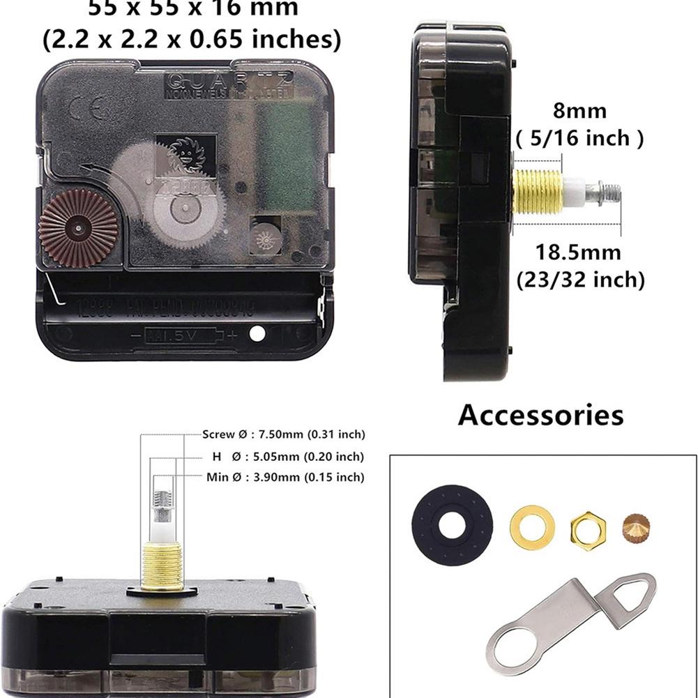 

Battery Operated Movement Clock Repair Kit Cost-Effective Solution Custom Clock Restoration Easy Installation Clock Kit
