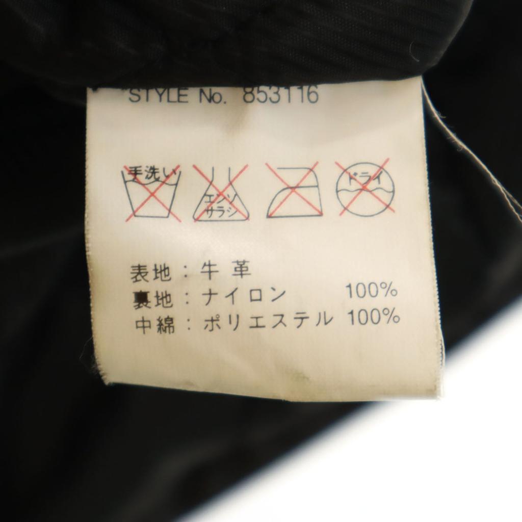 Canyon de Chelly Rindslederjacke L schwarz Gefütterte Motorradjacke Herren Gebraucht