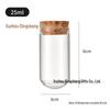 30ml Glass Bottle with Cork Stopper - Ideal for Seashells, Sand, Messages, Flowers, Tea, Candy, Gold Beans, or Cordyceps