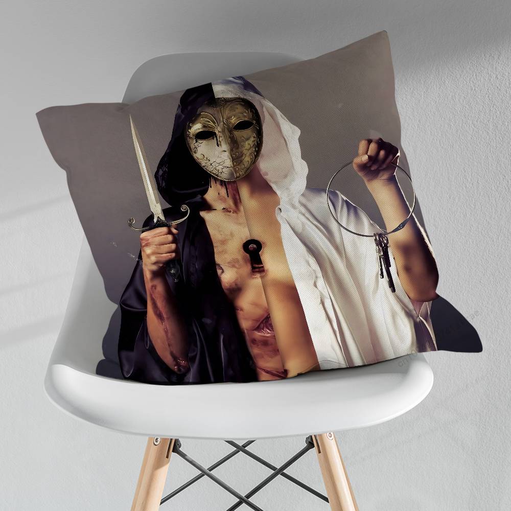 Band BBring Me The HHorizon Pillow Case For 30x30cm45x45cm55x55cm For Home Bedroom Decoration And Protector
