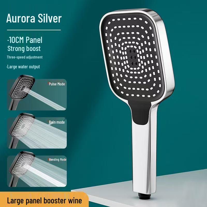 Large Rainfall Shower Head Set with Built-in Water Heater